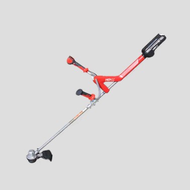 Hoe gebruik ik de automatische BU-tap-to-ground-functie van de A40DCGUZ350B01-bosmaaier om de trimlijn los te laten?